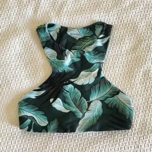 MIKOH Barbados Hawaiian Army Bikini Top
